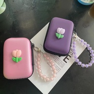 ins Flower Mini Storage bags for HiTune Clipbuds /S3pro/ S5 H6pro T3pro T6/T6S T3 H5 USB Cable Earph