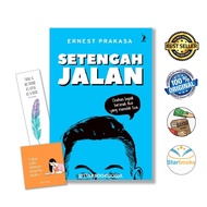 ORIGINAL!! BOOK HALF THE ROAD BY ERNEST PRAKASA - B FIRST