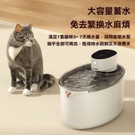 Others - 無線智慧感應寵物飲水機 - 自動感應款萌寵飲水機 寵物飲水機｜寵物水機｜寵物淨水器｜過濾水機｜貓水機｜狗水機 -時尚白 / 25*16*17cm