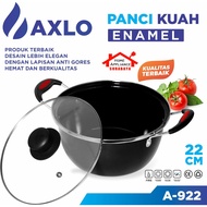Multipurpose Enamel Soup Pot 22 CM GSF 4022 / G-4022 - AXLO A-922