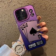 Playing Cards Fashion case iPhone xs max xr 11 12 pro 13 14plus 15 pro max iPhone 7 8 se 13 pro max 