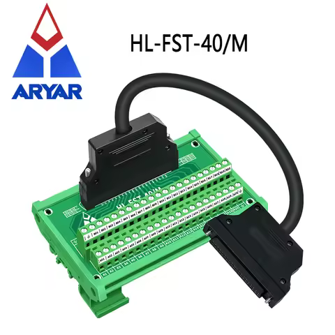 A6CON1 40Pin FCN Terminal Block Module With Cable, Fujitsu Connector Teminal Block Conversion Breako