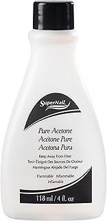 Super Nail Pure Acetone, 4 Fl Oz