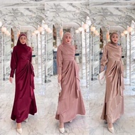 EMMA SATIN MATTE DRESS