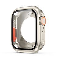 ZUZG Screen Protector Cover for Apple Watch 45mm 41mm Hard PC Front Rear Bumper Case for iwatch 9 8 