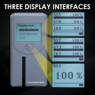Portable Light Transmittance Meter VLT UV IR Tester for Solar Film Glass