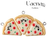 UAENAU 30Pcs, 1.16 inch(29.5mm) long (4.5mm) thick Pizza Charms, Smooth and comfortable to touch Res
