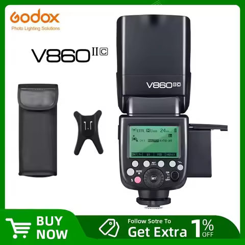 Godox V860II-S V860II-C 860II-N V860II-F V860II-O GN60 TTL HSS Li-ion Battery Speedlite Flash for So