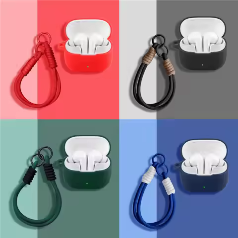Fashion Rope Silicone Earphone Case For Baseus Bass BS1 NC/BS2 Lite/BP1 Pro/BP1 NC/BC1 Case Headset