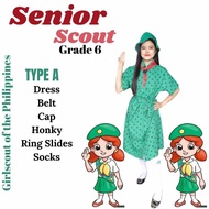 Af7 MANUFACTURER SCOUTING UNIFORM FOR GIRLS [DRESS TYPE A SET SENIOR]