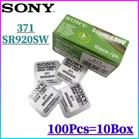 100PCS Original SR920SW SONY AG6 371 LR920 171 370 L921 LR69 SR920 Button Batteries For Watch Toys R
