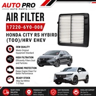 AUTO PRO Engine Air Filter 17220-6Y0-008 For Honda City RS e:HEV GN2 HR-V e:HEV RV5 RV6 OEM Replacem