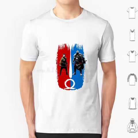 God Of War Ragnarok T Shirt Cotton Men Women DIY Print God Of War God Of War 4 God War Kratos Atreus
