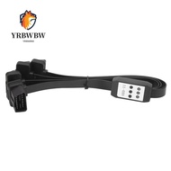 YRBWBW OBD2 Extension Cable, ABS 16Pin OBD2 Splitter Cable, 1 To 3 Port 48cm/1.57ft Individual Power