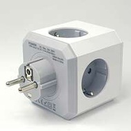 1pc EU Multi Plug Outlet Extender, 7-In-1 Power Outlet Extender With 4 Power Sockets, 2 USB And 1 Ty