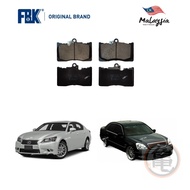 Disc Brake Pad Front - Mark-X GRX133 Lexus GS300  GS300h GS350 IS200t UCF30 FBK