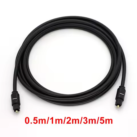 Optical Audio Cable Digital Fiber Optic Cable OD4.0 Toslink 0.5m 1m 2m 3m 5m SPDIF Coaxial Cable for
