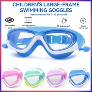 Wide Frame Swim Goggles Kids Diving Goggles Anti-fog Goggles Children Adult Silicon Strap Swim Goggl