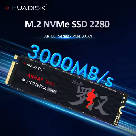 HUADISK M2 SSD NVMe 128GB 256GB 512GB 1TB 2TB SSD M.2 2280 PCIe 3.0 TLC Chip SSD Internal Solid Stat