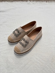 Look At We - Milan Linen รองเท้าทรง espadrilles แบรนด์ look at we รองเท้าคาเฟ่ใส่กับ เดรส
