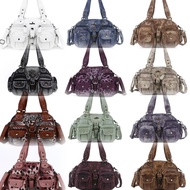 AG1 Three Crooked Angel Kiss Cross-Border Female Bag Asian Culture Unique Hot Girl y2k Retro Millenn