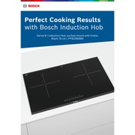 Bosch PPI82560MS Built In Autarkic Induction Black Ceramic Glass Surface Hob 2 Zone Induction Hob