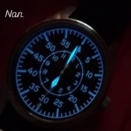 40MM Vintage Pilot Watch l Sapphire Crystal l 316L Stainless Steel l Seiko VH31 Movement l Screw Cas