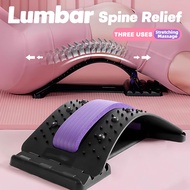 MKBK 3H EVA Foam & Magnetic Therapy Back Stretcher - Lumbar Pain Relief/Spine Posture Corrector for 