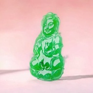 冰陽綠翡翠寶瓶觀音菩薩 | 天然緬甸玉翡翠A貨 | 送禮