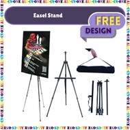 Easel Stand With Display Poster Board + Customisable Printing (Free Design)