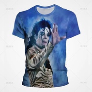Michael Jackson Đồ Họa Pop Người Đàn Ông T Áo Sơ Mi 3D Michael Joseph Jackson In Áo phông trẻ em vui