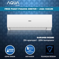 ac aqua 1/2pk - 1pk - 2pk FREE paket pasang 3meter &amp; jasa pasang