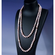 M114-120 9-10mm Natural Freshwater Pearl Necklace