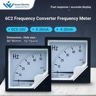 Inverter External Pointer Frequency Meter 6C2 0-50HZ/10V Analog Sensor DC Hemagnetic Meter