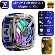 ZENOM Funcooler X76 Fan Cooler Coolinghp hp tablet Cooling Fan Magnet Clip