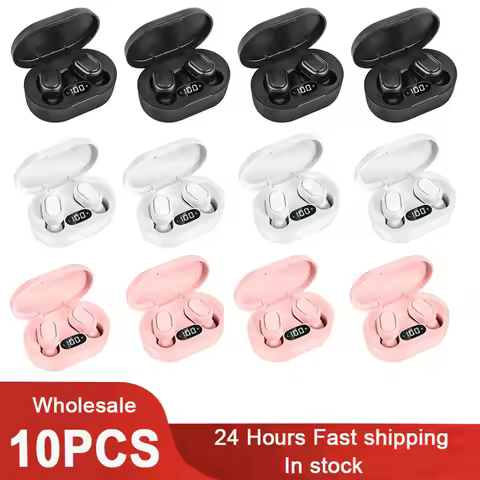 10Pcs/Lot Wireless Headphones E7S Bluetooth Earphone Stereo Headset Earbuds with Microphone for Ipho