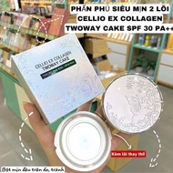 Cellio EX Collagen Twoway Cake Powder 30g (with 1 replacement core)