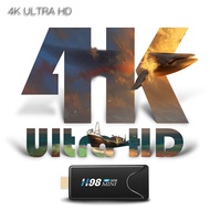 H98 Mini TV Stick 10 4K HD 2G 16G TV Box 2.4G 5.8G Dual Wifi Smart TV Box H.265 Media Player TV Receiver Set Top Box