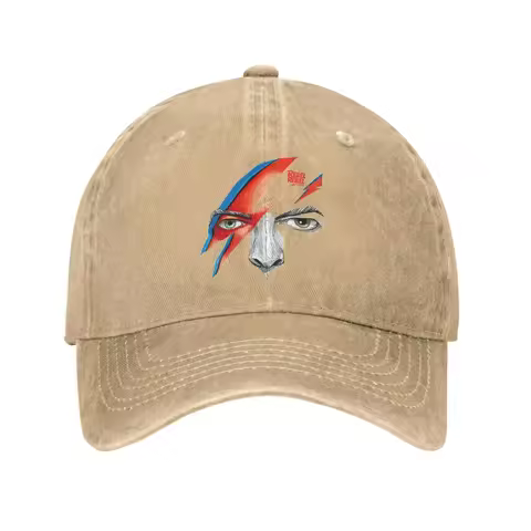 davids bowies lazarus Trucker Hats Merch For Unisex Baseball Cap Casual Wear Snapback Caps Adjustabl