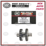 STARTER GEAR IDLE SPUR (19T/27T) - KAWASAKI - KLX 150 - P/NO. 59051-1304 (NK)