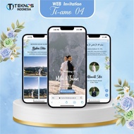 Digital Wedding Website Invitation - Online Thanksgiving & Circumcision Invitation - WEB TI - AMO 04