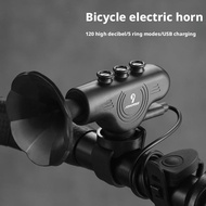 Bicycle Electronic Horn,USB Rechargeable Bicycle Bell,120 Loud Warning Sound Waterproof Q4P8