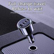 240W Car Charger 4-ports PD 3.1 140W 100W QC 3.0 PPS 45W Super Fast Charging USB C Car Phone Adapter