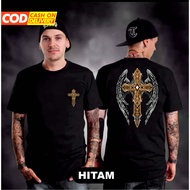 ADULT T-SHIRT CROSS WINGS TOP, UNISEX T-SHIRT, CHILDREN'S T-SHIRT
