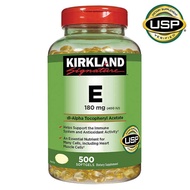 (Exp.2025) Kirkland Vitamin E 400 IU (180 Mg) 500 Softgels (ราคาต่อกระปุก)