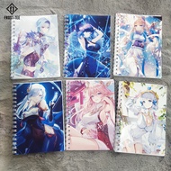 Genshin Impact Notebook Eula Shenhe Yae Miko Yelan Kokomi Ayaka | FROST TEE