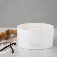 Soy Wax Candle Vanilla & Sea Salt Extra Large 4 Wick (60+ hours burn time, 600gr) by Robinsons