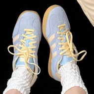 Pink Leopard adidas Originals GAZELLE INDOOR Cream Ice Macaron Sneakers Men Women Same Style Blue Br