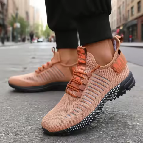 Comfort Running Shoe for Men Ultra Breathable Lightweight Gym Sneakers Comfortable Air-Boost Mesh Me