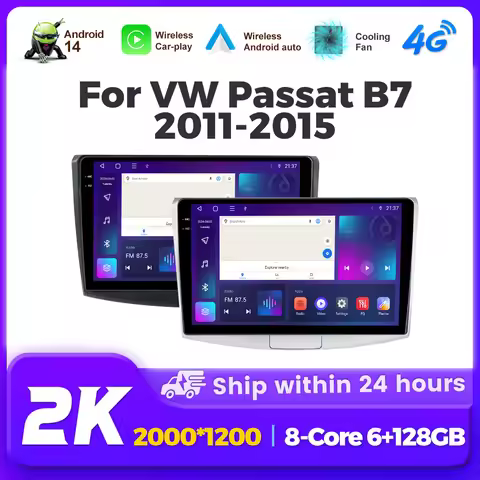 TS18 Android Auto For Volkswagen VW Passat B6 B7 CC 2007 - 2015 Carplay Multimedia Player Car Radio